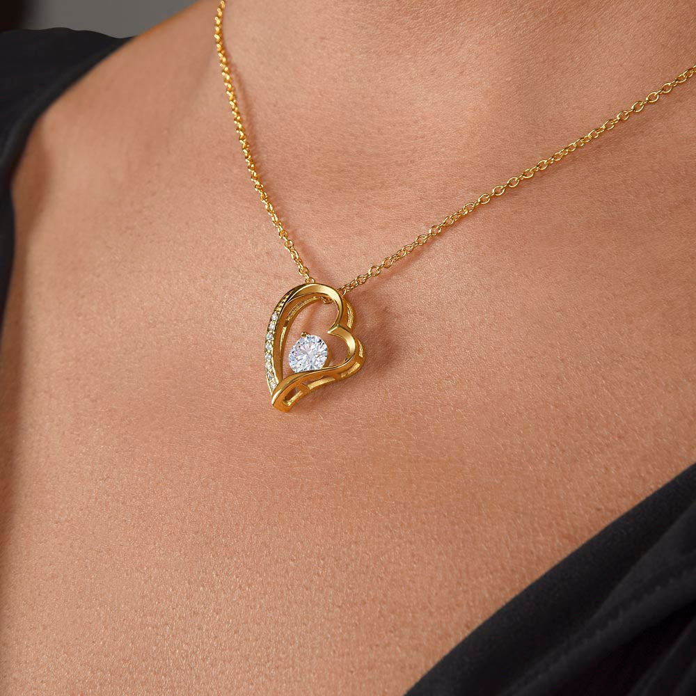 To My Soulmate Forever Love Necklace - 18k yellow gold finish