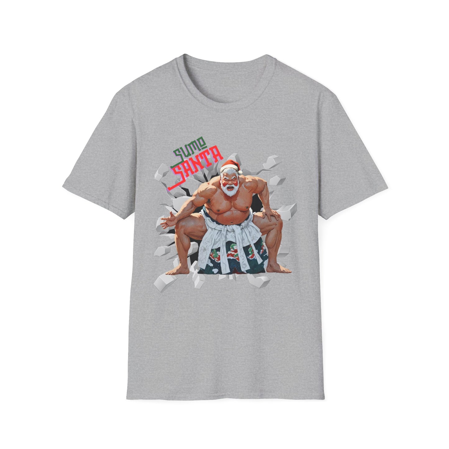 Sumo Santa Unisex Softstyle T-Shirt