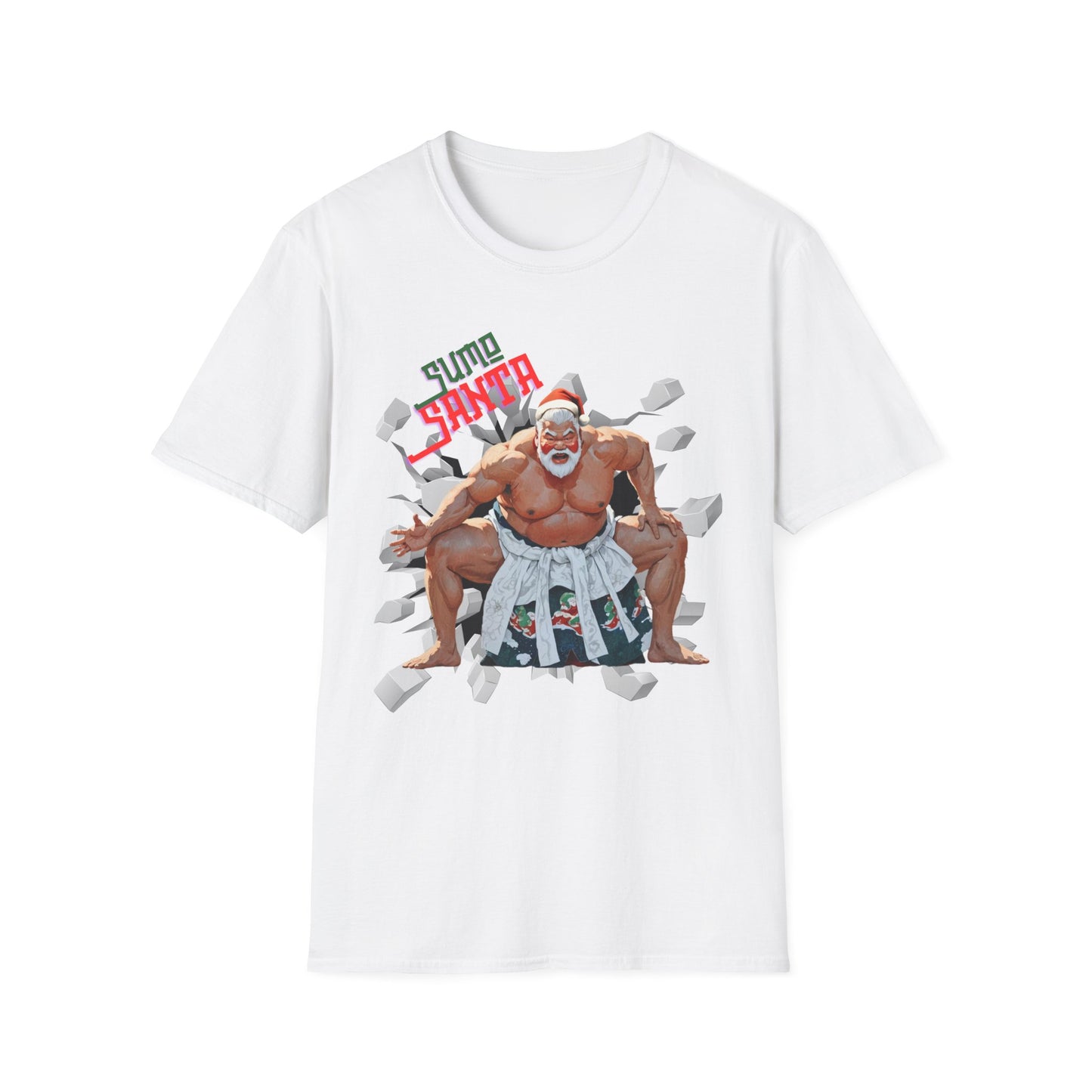 Sumo Santa Unisex Softstyle T-Shirt