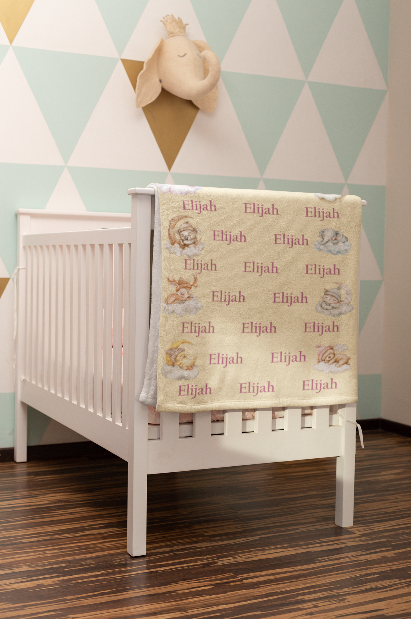 Customized Animal Baby Fleece Blanket