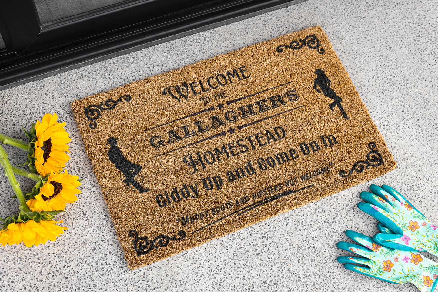 Customized Name Homestead Doormat