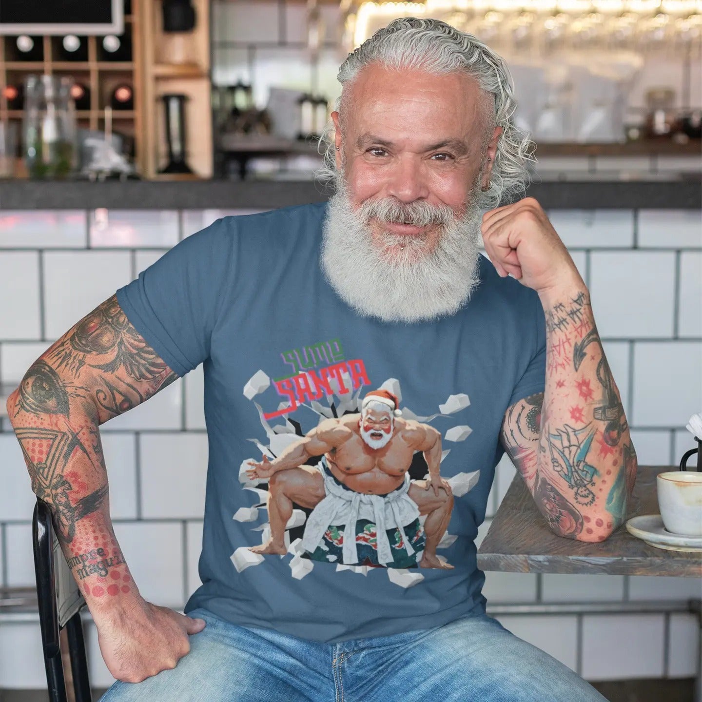 Sumo Santa Unisex Softstyle T-Shirt