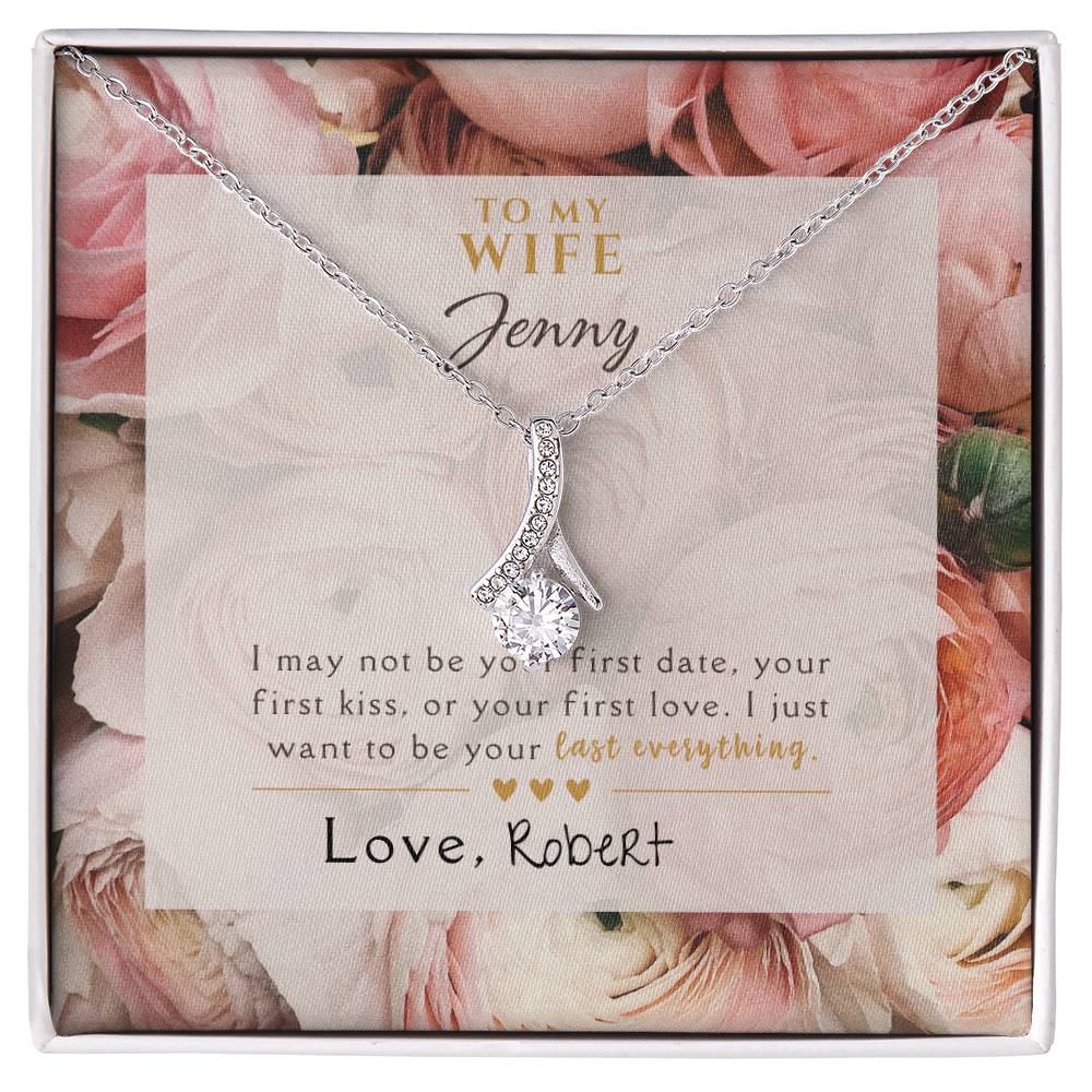 To My Wife Alluring Beauty Necklace