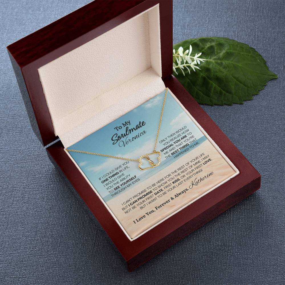 To My Soulmate Everlasting Love Necklace