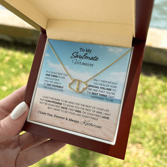 To My Soulmate Everlasting Love Necklace