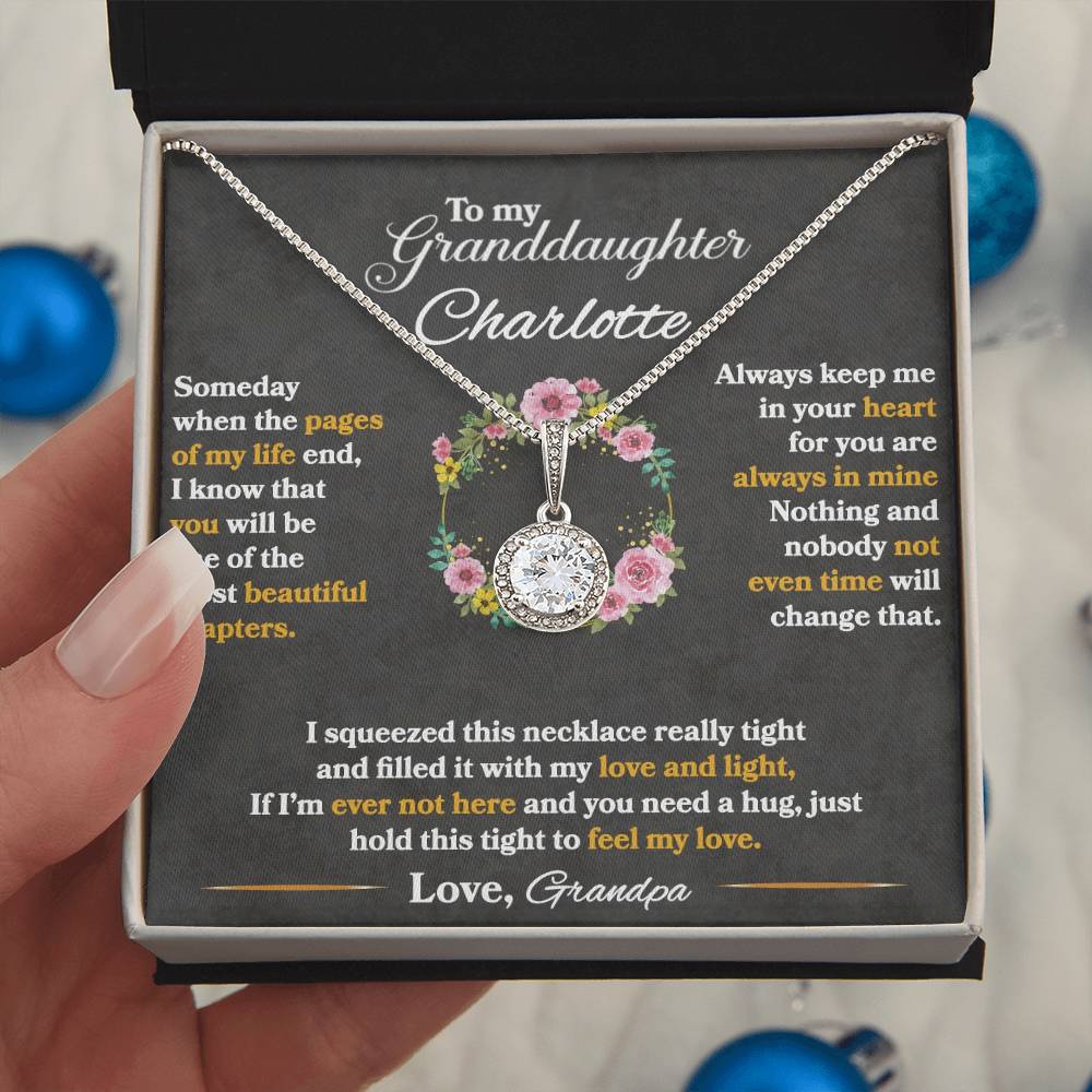 To My Granddaughter Eternal Hope Necklace