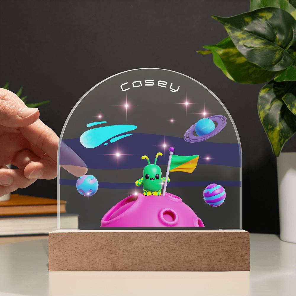 Acrylic Dome Plaque Buddy Night Light