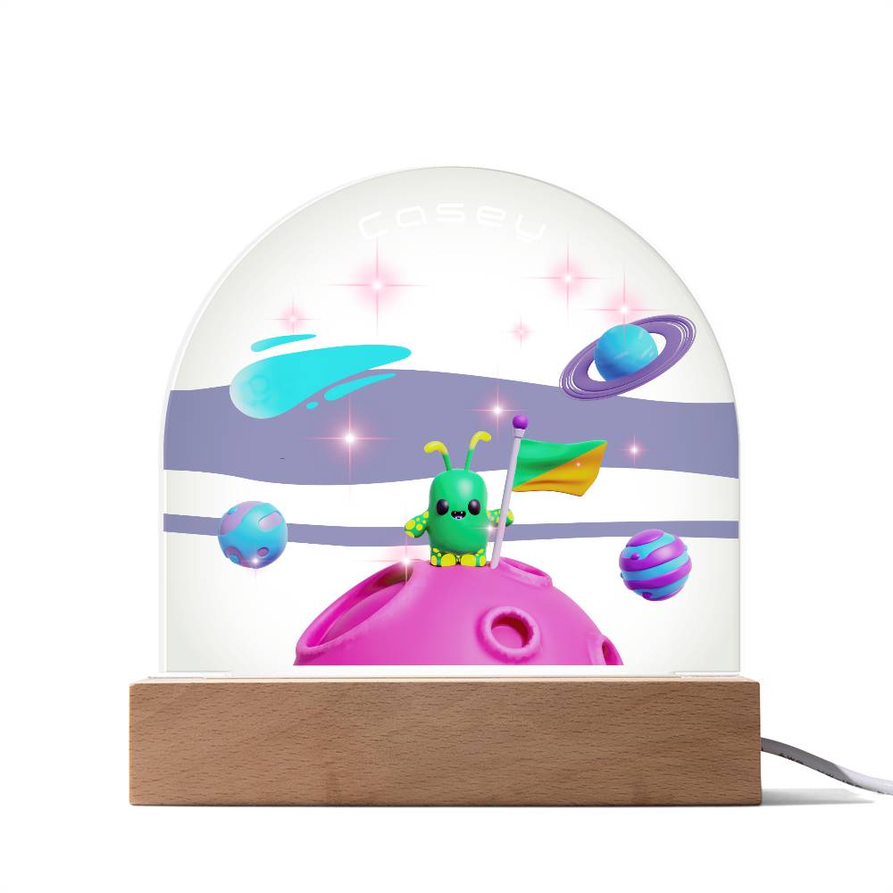 Acrylic Dome Plaque Buddy Night Light