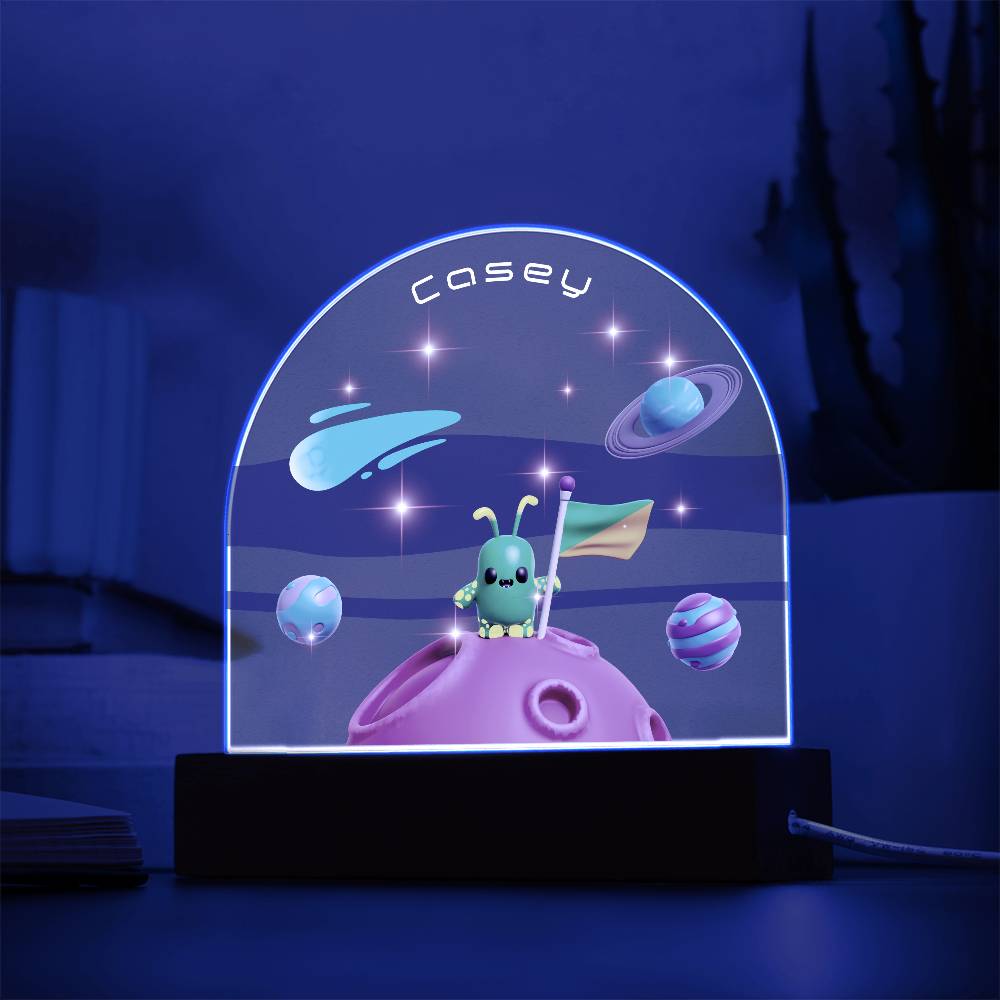 Acrylic Dome Plaque Buddy Night Light