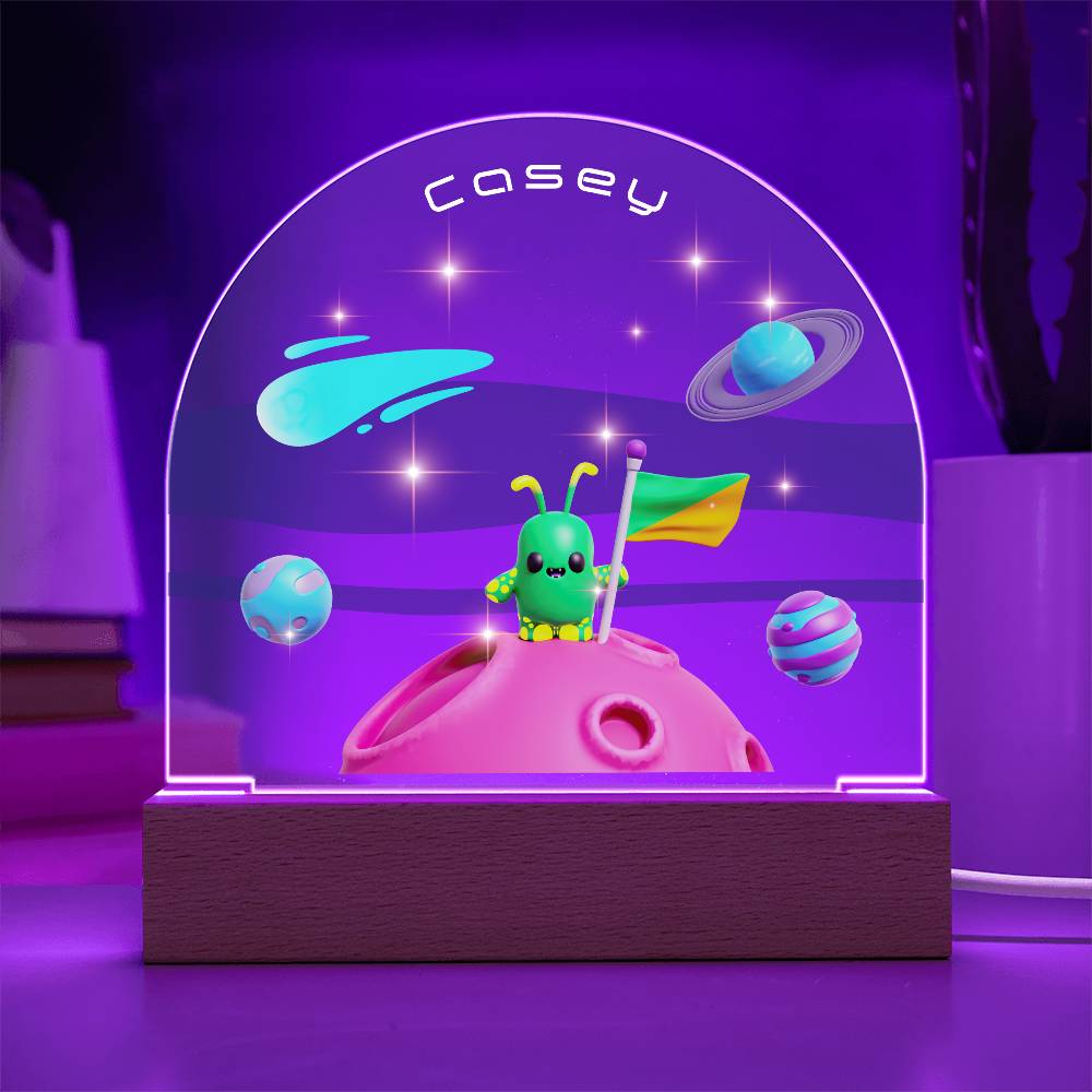 Acrylic Dome Plaque Buddy Night Light